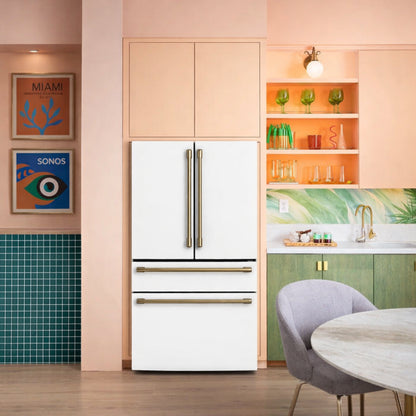 ENERGY STAR 23.2 Cu. Ft. Smart Counter-Depth 4-Door French-Door Refrigerator with Dual-Dispense Autofill Pitcher