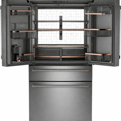 ENERGY STAR 23.2 Cu. Ft. Smart Counter-Depth 4-Door French-Door Refrigerator with Dual-Dispense Autofill Pitcher