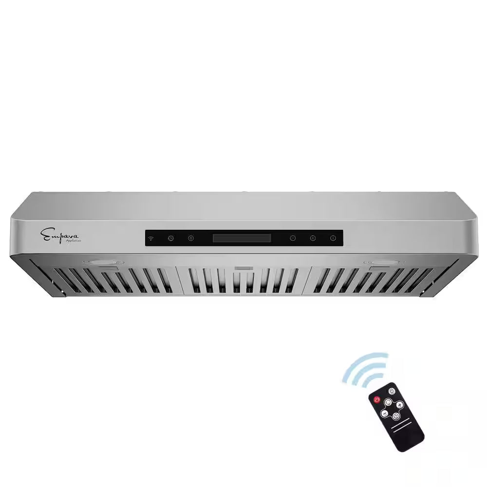 36 In. 500 CFM Ducted under Cabinet Range Hood in Stainless Steel with Light Remote Control