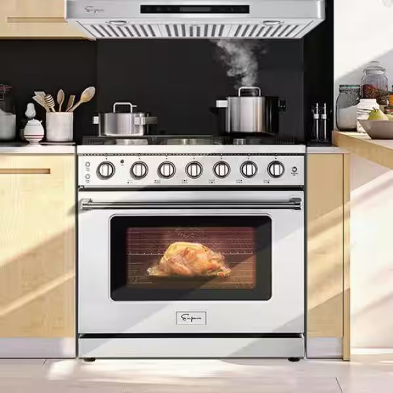 36 In. 500 CFM Ducted under Cabinet Range Hood in Stainless Steel with Light Remote Control