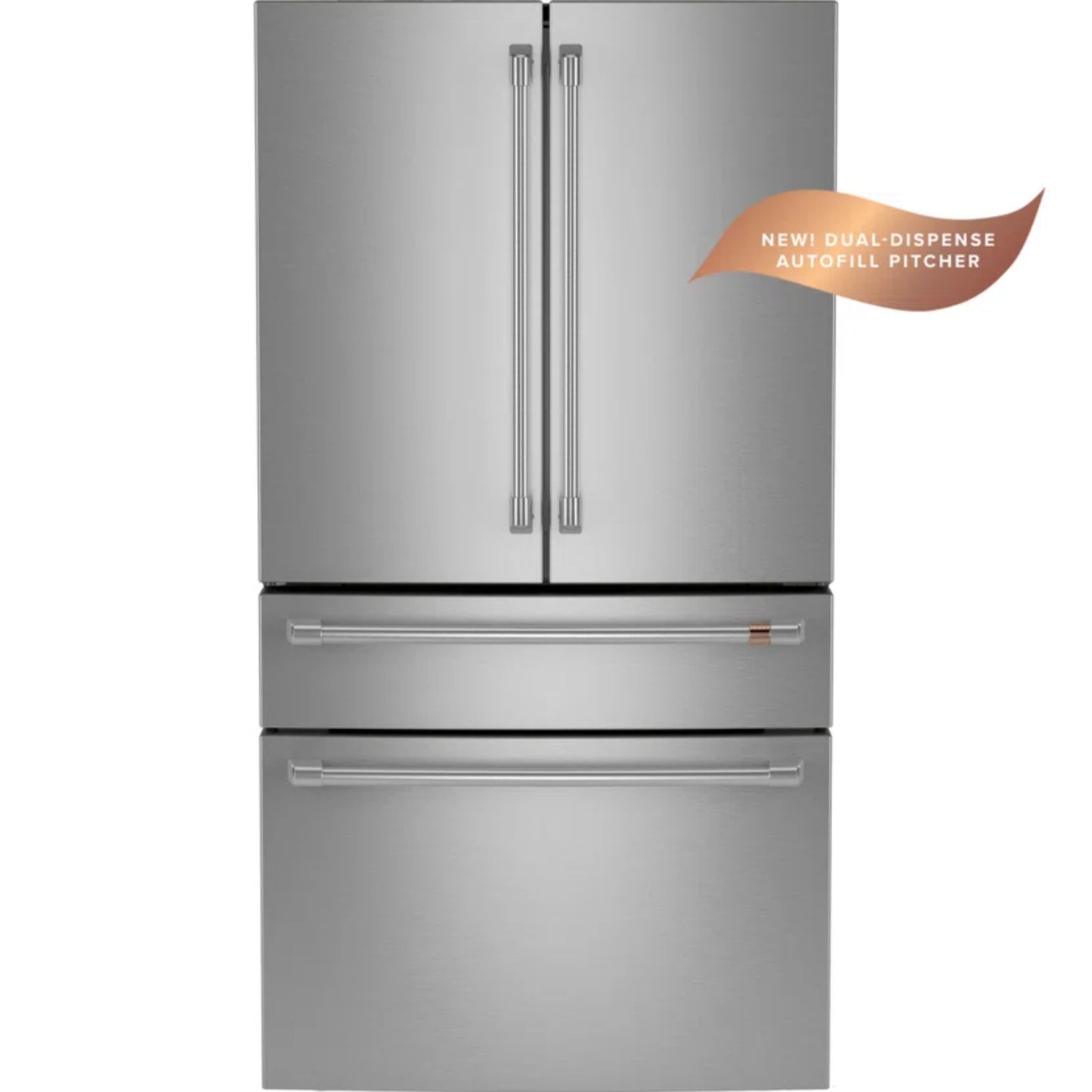 ENERGY STAR 23.2 Cu. Ft. Smart Counter-Depth 4-Door French-Door Refrigerator with Dual-Dispense Autofill Pitcher