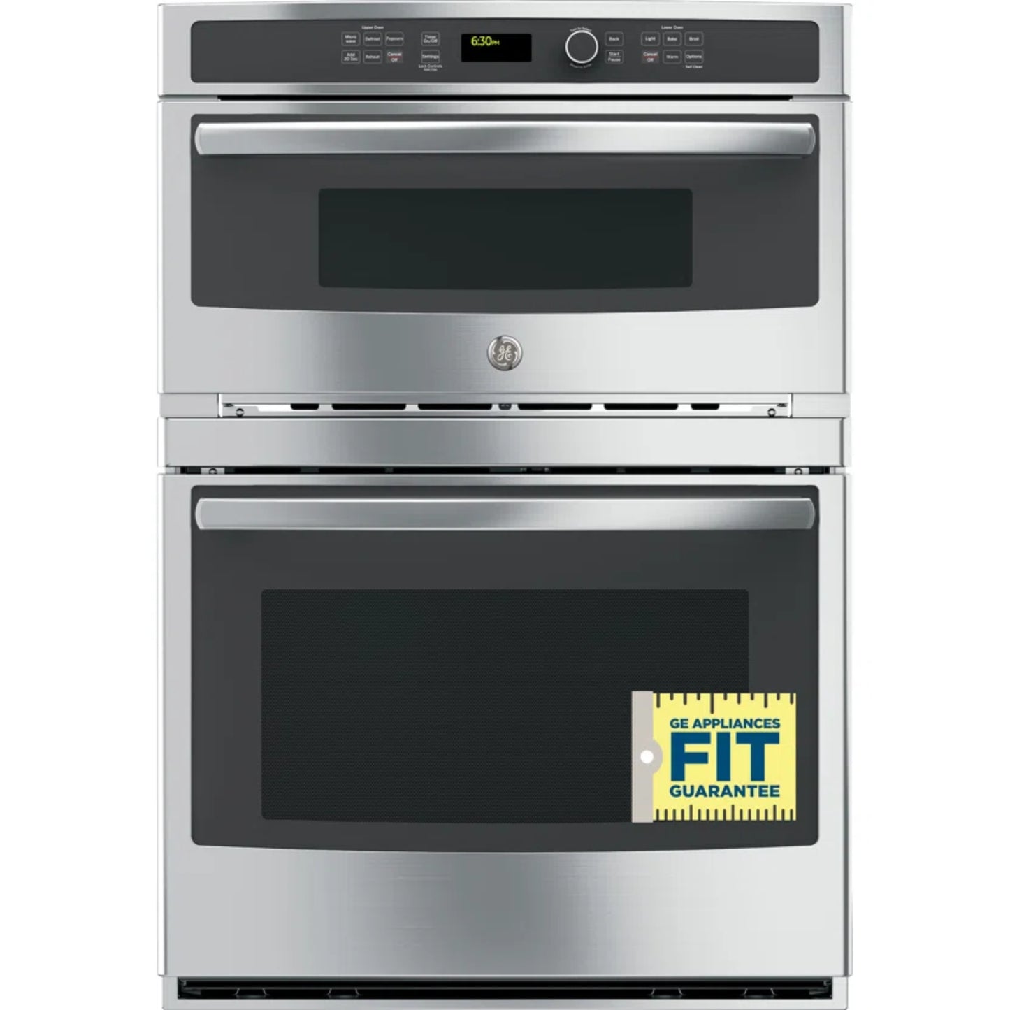 30" Self-Cleaning Electric Wall Oven with Built-In Microwave